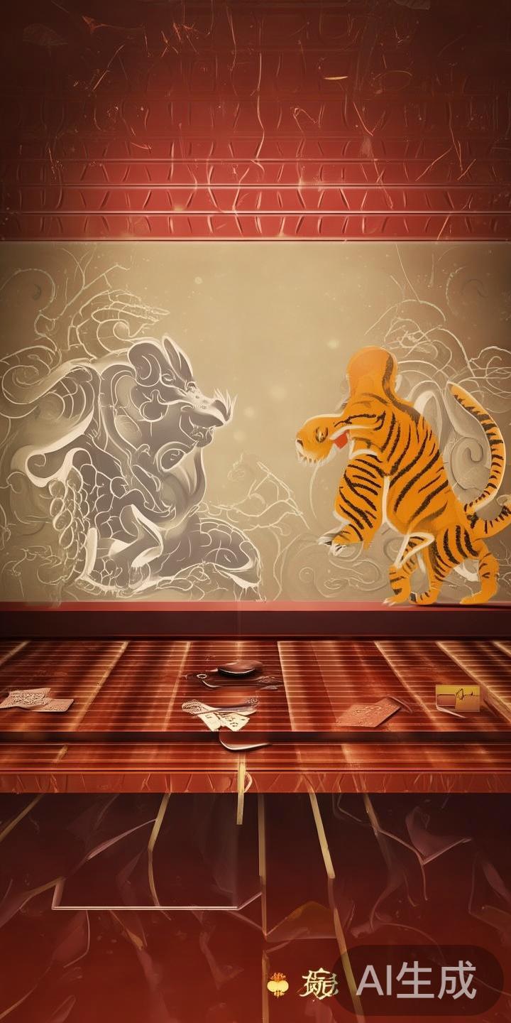 龙虎看似简单，实则需要技巧。玩家选择“龙”或“虎”